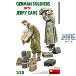 GERMAN SOLDIERS WITH JERRY CANS