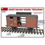 Soviet railway wagon "TEPLUSHKA"