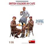 British Soldiers in Cafe