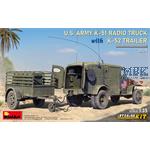 US Army K-51 Radio Truck w/K-52 Trailer - Interior