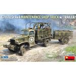 G7117 1,5t 4x4 Maintenance Shop Truck w/ Trailer
