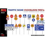 Traffic Signs. Yugoslavia 1990's