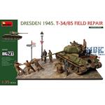 Dresden 1945. T-34/85 Field Repair BIG SET