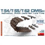 T-54,T-55,T-62 OMSH track links set, late type