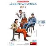 Modern Cafe Visitors Set 1
