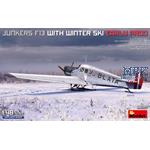 Junkers F13 with Winter ski. Early Prod.