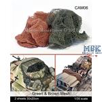 Green & Brown Camouflage Mesh