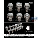 Head Set US WW2 Helmets M1 Camo