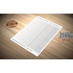 Decal dashed lines Black