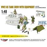 WW2 US Tank Crew w/equipment f.M8 SCOTT&other how.