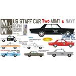 US Staff Car Two Army & Navy