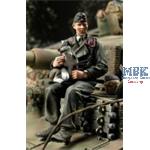 German Tank Crewman with Dog on his knee 1:35