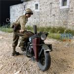 US MP starting his Motorcycle 1:35
