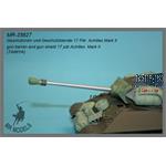 Geschützrohr und Blende 17pdr Achilles Mark II