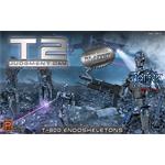 T-800 Endoskeletons Figuren + Dio (Chrome Finish)