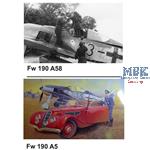 Fw190 Priller 2 Versionen190A5 + A8 + BMW327
