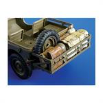 Pannier with cargo for Jeep