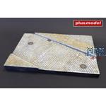 Display base - Cobblestone street with sidewalk