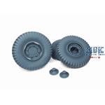 Sd.Kfz 251 front wheels with spare (weighted) late