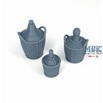 Carboy in wicker basket (6x)