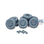Sd.Kfz 234 wheels set w/ spare (weighted) mix 9+1