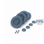 Trippel SG.6 road wheels with caps (weighted)