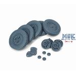 Sd.Kfz 222 early wheels set (weighted) Typ 3 (TAM)