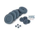 Sd.Kfz 222 early wheels set (weighted) Typ 1 (HB)