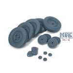 Sd.Kfz 222 late wheels set (weighted) Typ 1 (TAM)