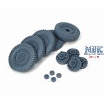 Sd.Kfz 222 late wheels set (weighted) Typ 3 (TAM)