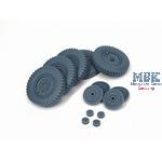 Sd.Kfz 222 late wheels set (weighted) Typ 3 (HB)