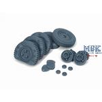 Sd.Kfz 222 early flat wheels set Typ 1 (TAM)