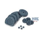 Sd.Kfz 222 late flat wheels set Typ 2 (HB)