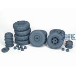 DUKW road wheels set (weighted) & Trailer (ILK)