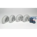 BTR-80 / 80A APC road wheels flat left (TRU)
