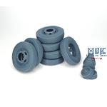 Mercedes L4500A road wheels #3 (weighted) (Zvezda)