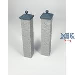 Brick pillars / Ziegelpfeiler (2 pcs)