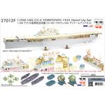 USS CV-5 Yorktwon 1942 Detail Up Set Teak 1/200
