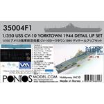USS CV-10 Yorktown 1944 Detail Up Set 1/350