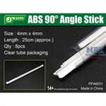 ABS 90° Angle Stick 5x5mm,Winkelprofil 25cm Länge
