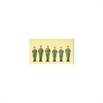Bundeswehr Soldaten stehend, Barett Bundeswehr Soldaten stehend, Barett