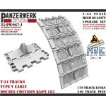 T-34 V early double chevron Tracks 1/35