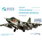 Su-25 3D-Printed & coloured Interior