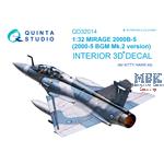 Mirage 2000B-5 3D-Printed & coloured Interior