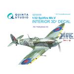 Spitfire Mk.V 3D-Printed & coloured Interior
