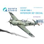 Bf 109E-1 3D-Printed & coloured Interior