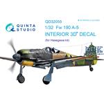 FW 190A-5 3D-Printed & coloured Interior