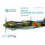 La-5 3D-Printed & coloured Interior