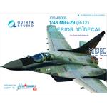 MiG-29 (9-12)  3D-Printed & coloured Interior
