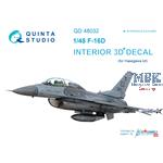 F-16D 3D-Printed & coloured Interior
